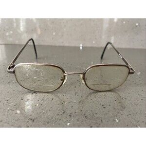 ArtCraft WF677 67761 Gunmetal Oval Eyeglasses Frames ONLY 48-18-145 Z87-2